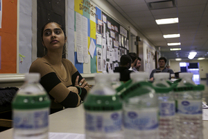 Uzma Gulamali, a third year College of Law student, is a student representative for I Am Syria, a campaign focused on educating students about the Syrian conflict. The organization held a fundraiser Tuesday in People's Place and the College of Law.