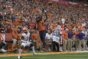 Steve Ishmael went for 73 yards and a score in Syracuse's upset of Clemson last Friday.