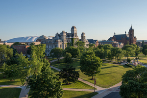 Syracuse University opens new Lender Center for Social Justice with the $5 million donation from Marvin and Helaine Lender.