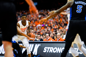 Senior Frank Howard made two early 3-pointers on Saturday.