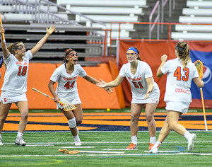 Emily Hawryschuk's late goal gave SU an overtime win.