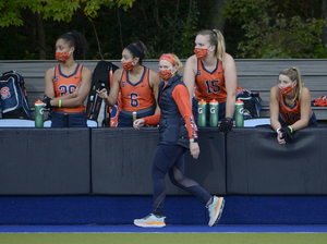 Syracuse field hockey's first home game of the spring season has been canceled due to weather.