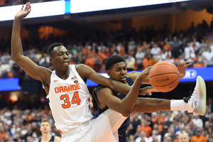 Bourama Sidibe made several key plays late in the game against Georgia Tech.