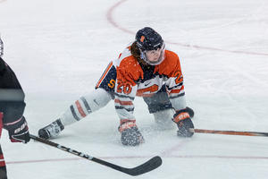 Rachel Teslak earned CHA Defenseman of the Week honors for the second consecutive week after scoring two goals in a 4-4 tie against BU.