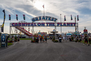 The New York State Fair is a favorite of residents across the state. One sign boasts that it is the “Greatest carnival of all time.