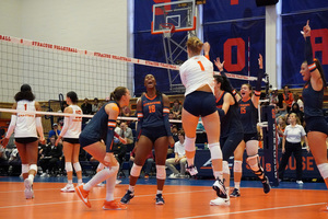 For the first time all season, Syracuse was pushed to five sets. Though the Orange came out with a victory over Iowa State. 