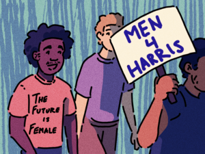 Our columnist says that if Kamala Harris wants to succeed in the presidential election, the Democratic party needs to more effectively appeal to young male voters.