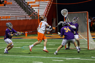 SU scored four goals in every quarter except the third, which it scored just one.