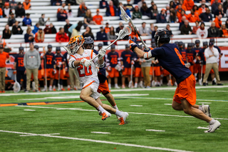 David Lipka attempting a shot. 